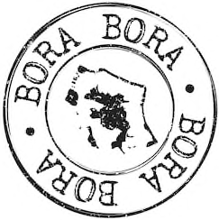 passport stamp of Bora Bora