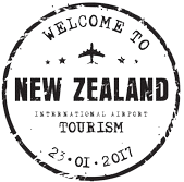 passport stamp of New Zealand